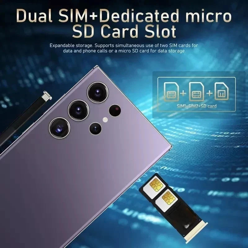 Global Unlocked New S26 Ultra 5G Smartphone 7.3" Android Random color Dual SIM