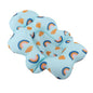 Baby Bath Seat Baby Bathtub Support Mat Universal Floating Baby Bath Support Seat Foldable Baby Bath Cushion Soft Comfortable Baby Bathtub Support Pad for Baby Shower (Blue Rainbow)