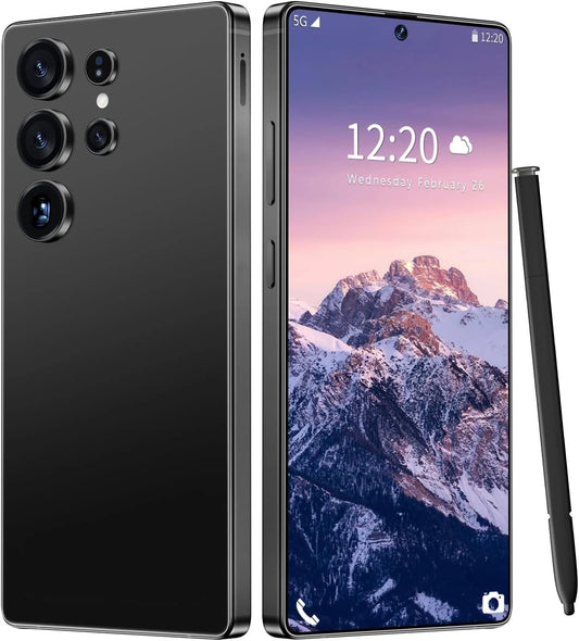 S24 Ultra 5G Unlocked Android Smartphone - Dual SIM, 6GB+256GB, Black (Unbranded)